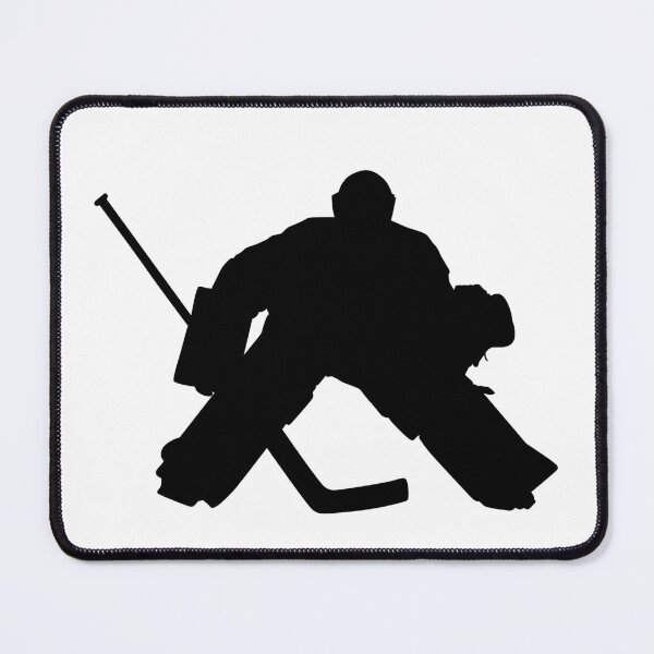Item preview, Ice hockey player Goaltender, goalie in full goalkeeper equipment playing ice hockey designed and sold by Marcin Adrian.