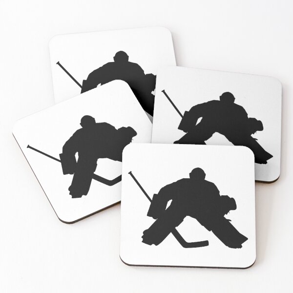 Item preview, Ice hockey player Goaltender, goalie in full goalkeeper equipment playing ice hockey designed and sold by Marcin Adrian.
