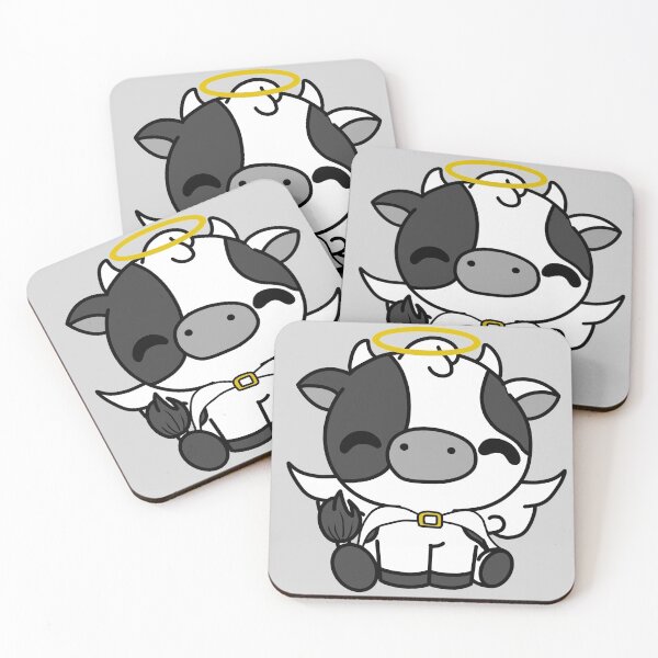 Item preview, Iris the Angel Cow designed and sold by NerdyCupcake559.