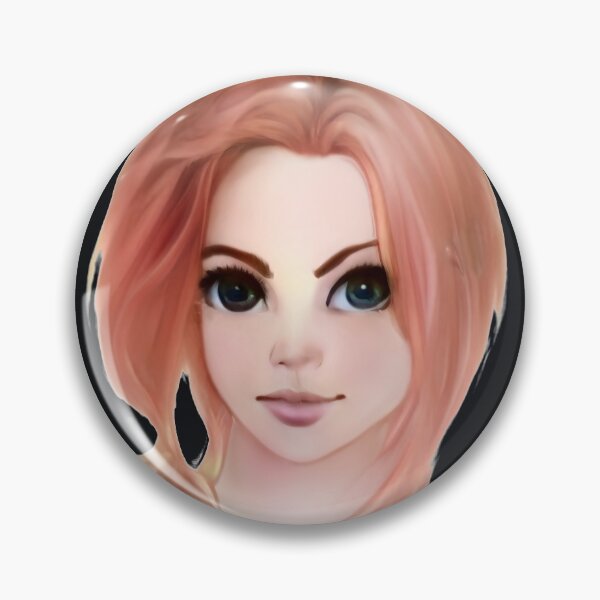 Item preview, Cute redhead girl cartoon face made by Zaanimations designed and sold by Zanimations.