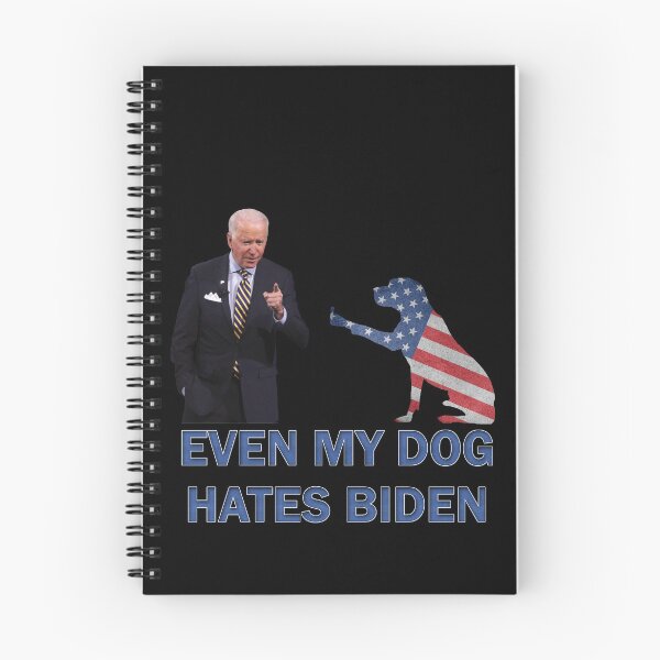 Aperçu de l'œuvre LE CHIEN MONTRE LE DOIGT DU MILIEU À BIDEN, même mon chien déteste Biden, FJB créée et vendue par Your Favorite Shop.