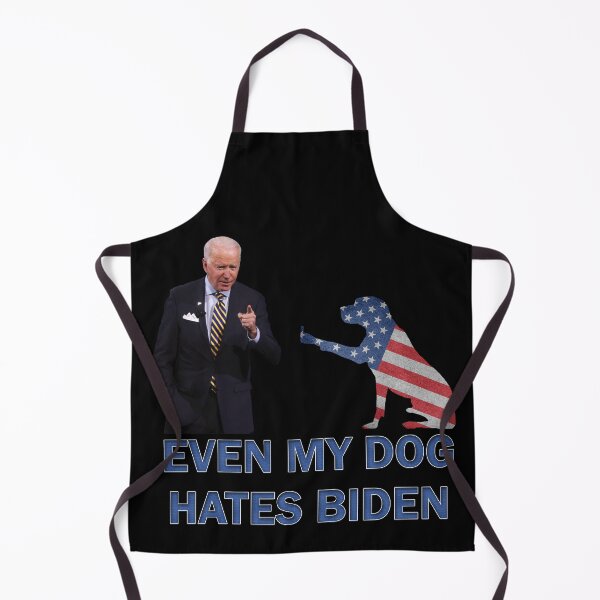Item preview, DOG SHOWS MIDDLE FINGER TO BIDEN, Even My Dog Hates Biden, FJB designed and sold by Your Favorite Shop.