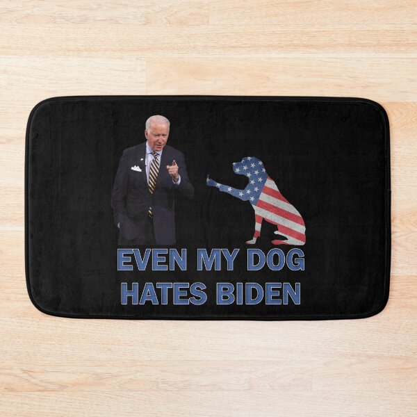 Item preview, DOG SHOWS MIDDLE FINGER TO BIDEN, Even My Dog Hates Biden, FJB designed and sold by Your Favorite Shop.