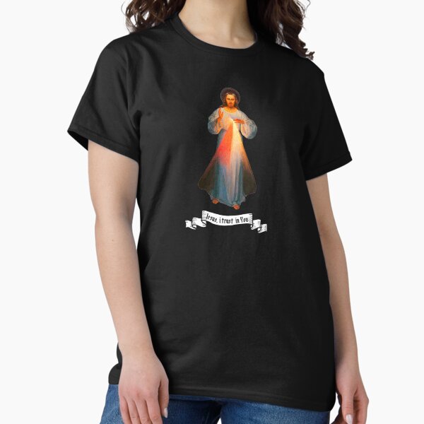 Vista previa del artículo con la obra «Jesús en Ti confío, Divina Misericordia, Santa Faustina», diseñado y vendido por AMDG Line.