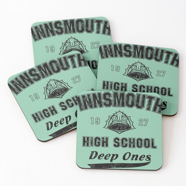 Item preview, H.P. Lovecraft - Innsmouth High School Deep Ones (Dark Design) designed and sold by OtterSquad.