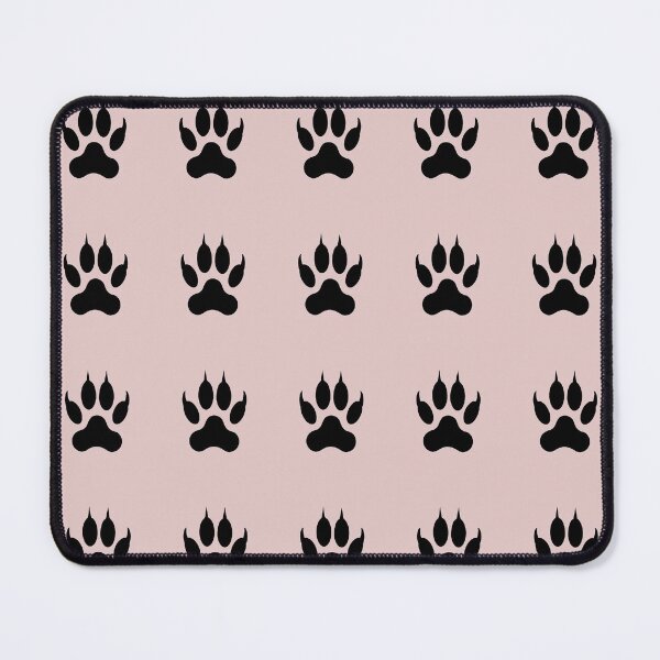 Item preview, mini dog paw print black sheet designed and sold by promisesarelies.