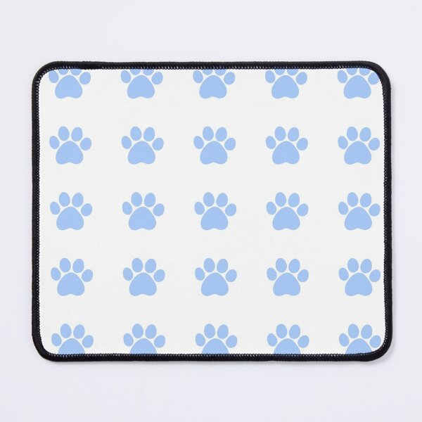 Item preview, mini cat paw print blue sheet designed and sold by promisesarelies.