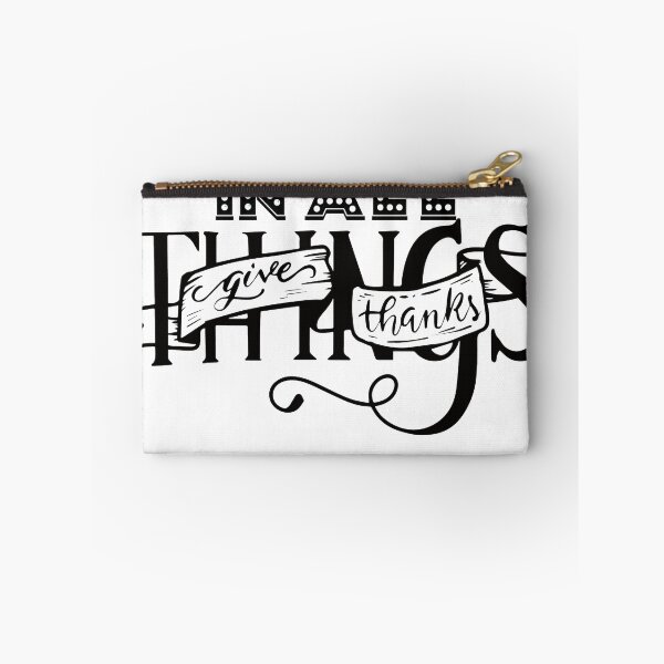 Item preview, IN ALL THINGS GIVE THANKS TEXT designed and sold by wildwhimsical.