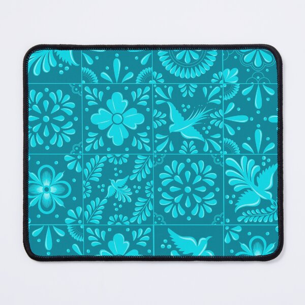 Item preview, Mexican Light Blue Talavera Tile Pattern by Akbaly designed and sold by Akbaly.