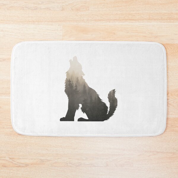 Item preview, Forest Wolf Foggy designed and sold by Renatas Traideris.