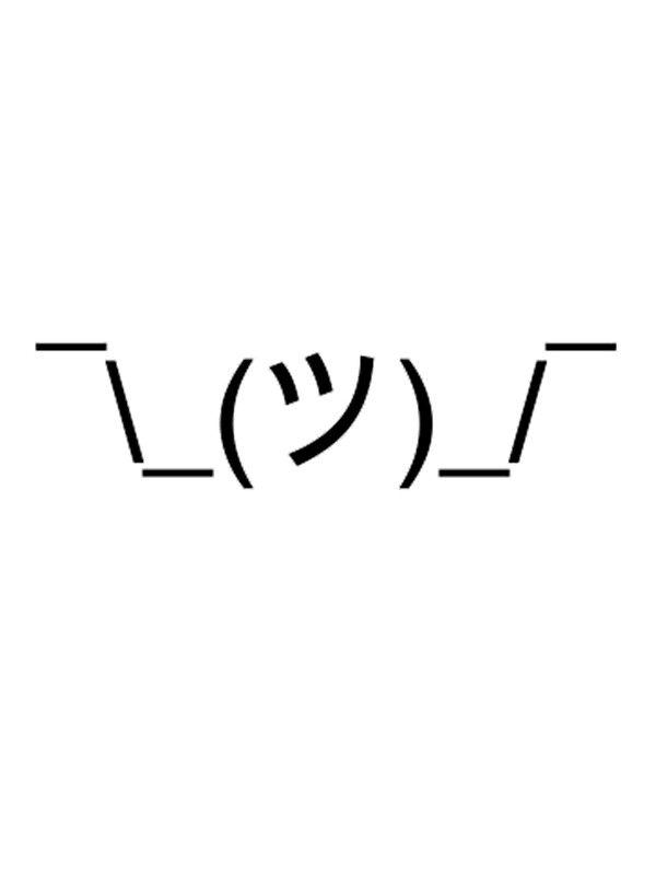 Shrug Face: Canvas Prints | Redbubble