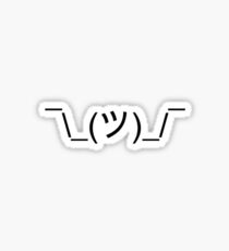 Shrug Sticker