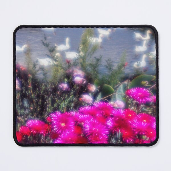 Item preview, Red and Pink Blooms with Lazy, Hazy Ducks Bloomcore designed and sold by Scotch Macaskill.