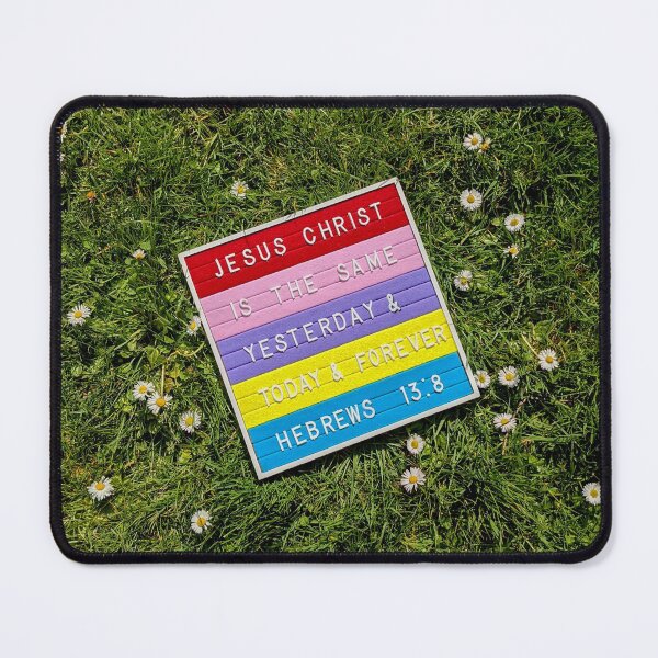 Item preview, Jesus is the Same Forever Letterboard With Spring Background (original photo) designed and sold by Grace Feucht.