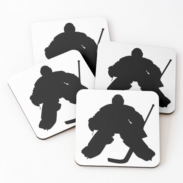 Item preview, Ice hockey player Goaltender, goalie in full goalkeeper equipment playing ice hockey designed and sold by Marcin Adrian.