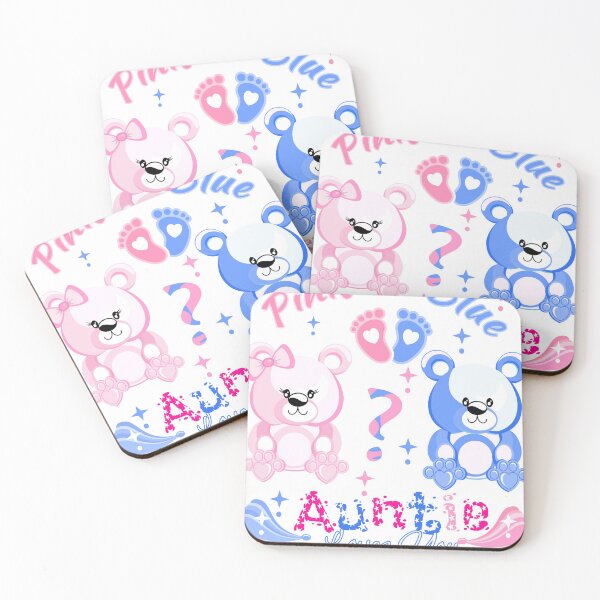 Artikelvorschau, Pink oder Blau Tante liebt dich entworfen und verkauft von bluehatgraphics.