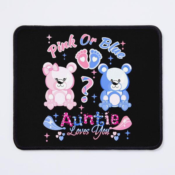 Item preview, pink or blue Auntie loves you designed and sold by bluehatgraphics.