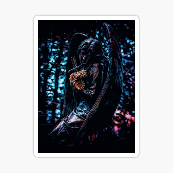 "Dark Angel." Sticker For Sale By CyprisLab | Redbubble