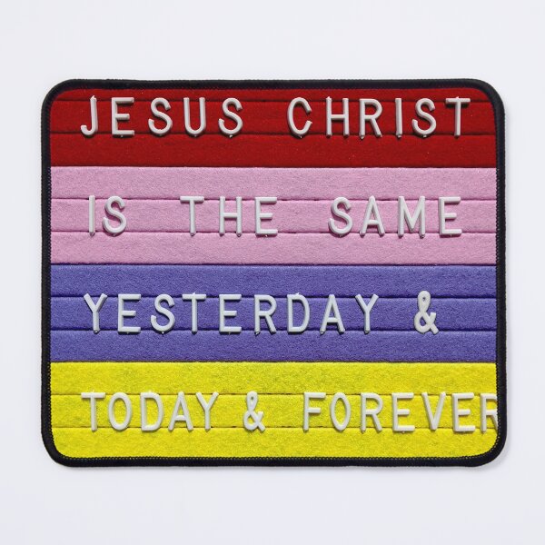 Item preview, Christ Is The Same Forever Letterboard (original photo) designed and sold by Grace Feucht.