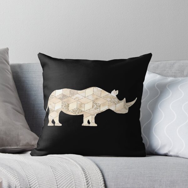 Item preview, Gold Glitter Rhino designed and sold by Renatas Traideris.