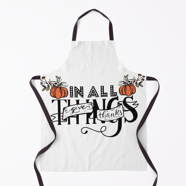 Item preview, IN ALL THINGS GIVE THANKS WITH PUMPKIN TEXT designed and sold by wildwhimsical.