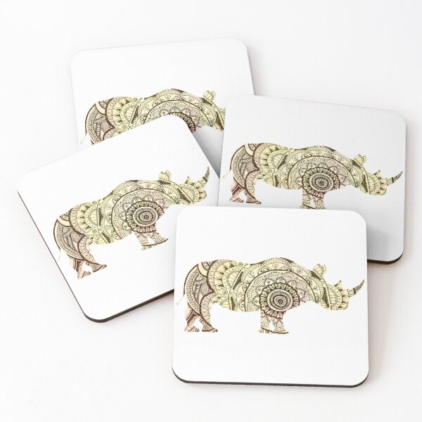 Item preview, Mandala Rhino designed and sold by Renatas Traideris.