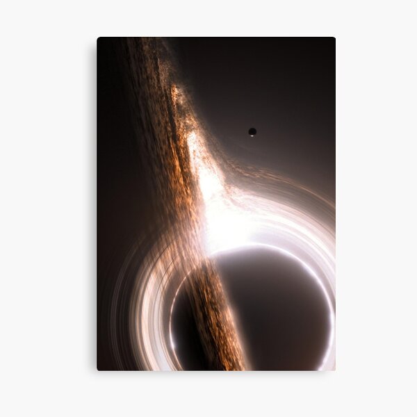 Interstellar Gargantua Black Hole Canvas Print