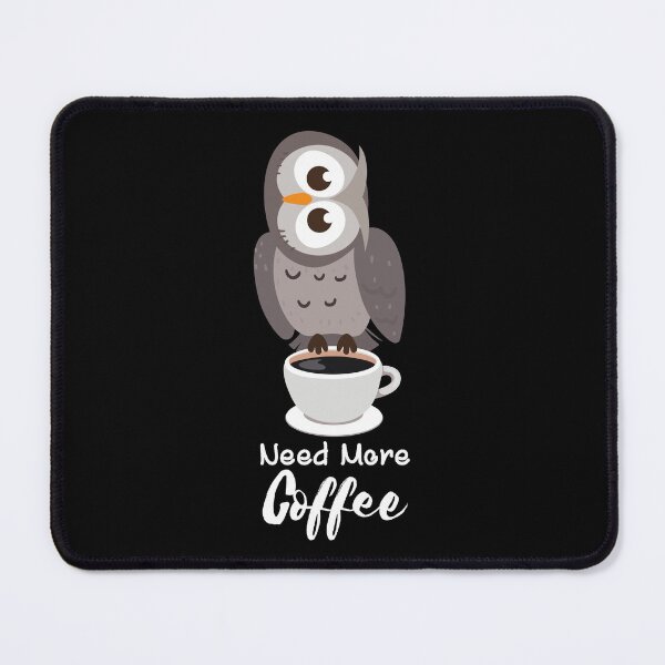 Item preview, OWL holding coffee mug & needs more Design designed and sold by Lighvision.
