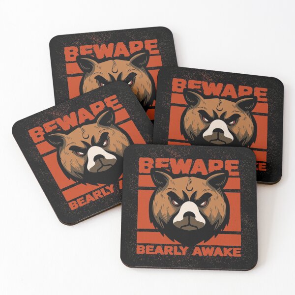Item preview, Beware Bearly Awake designed and sold by CreativeSoul7.