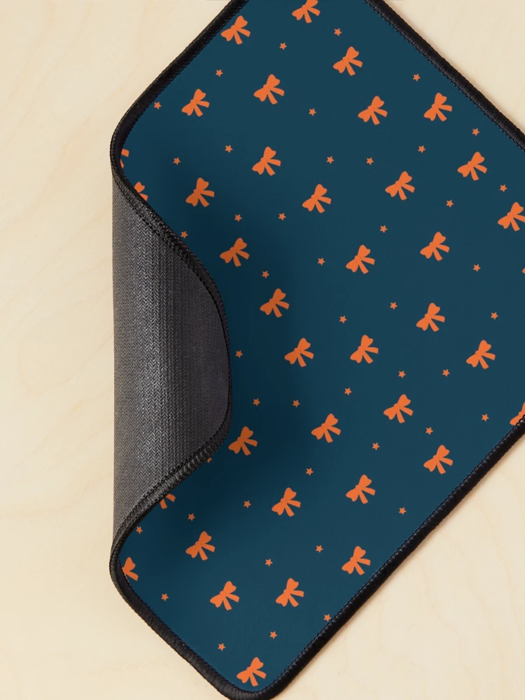 Thumbnail 2 of 5, Mouse Pad, Beautiful Ribbon, Orange Ribbon Pattern designed and sold by UniqueMw.