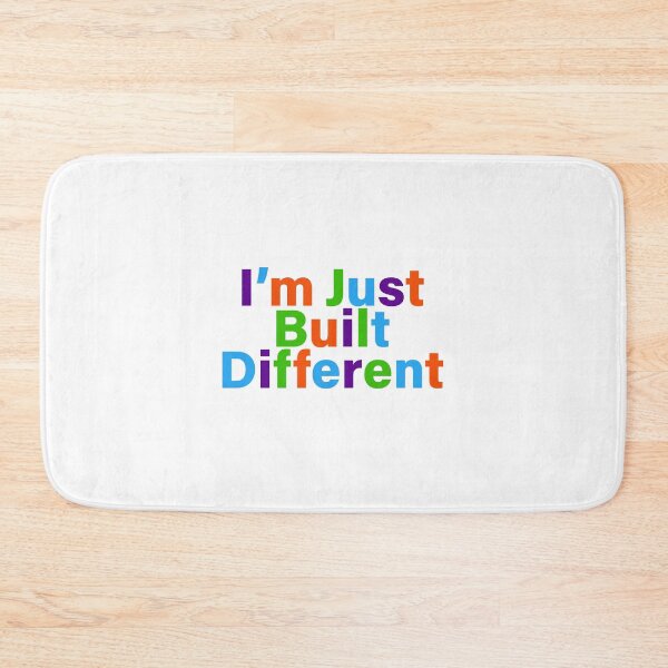 Item preview, I'm just built different joke meme designed and sold by Captain-Jackson.