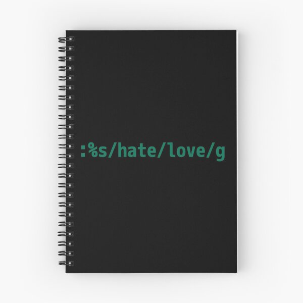 Item preview, Replace Hate with Love - Peaceful vi/Vim Geek Green Design designed and sold by geeksta.
