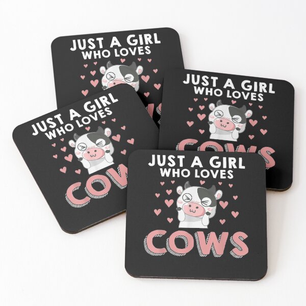 Item preview, Just A Girl Who Loves Cows Farmer Butcher Milk Cow  designed and sold by bar0zysbertha.