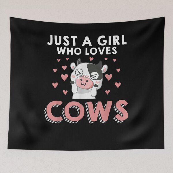 Item preview, Just A Girl Who Loves Cows Farmer Butcher Milk Cow  designed and sold by bar0zysbertha.