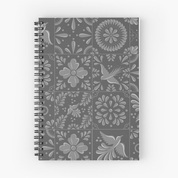 Item preview, Mexican Gray Talavera Tile Pattern by Akbaly designed and sold by Akbaly.