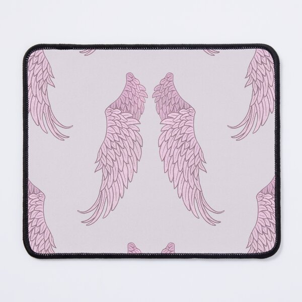 Item preview, Pastel Pink folded angel wings designed and sold by TheLykosApparel.