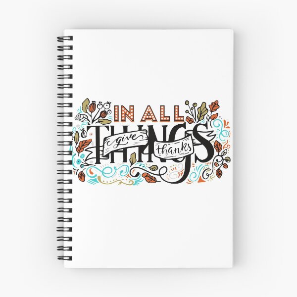 Item preview, IN ALL THINGS GIVE THANKS WITH FLORAL designed and sold by wildwhimsical.