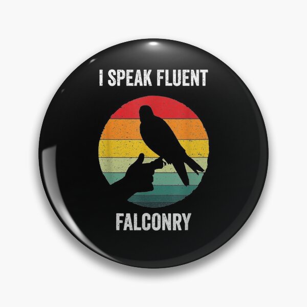 Item preview, I Speak Fluent Falconry Vintage Falconers Hawk Gift  designed and sold by bar0zysbertha.