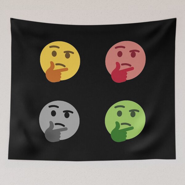 Item preview, Thonking Confused Face Emojy designed and sold by thecooltable.