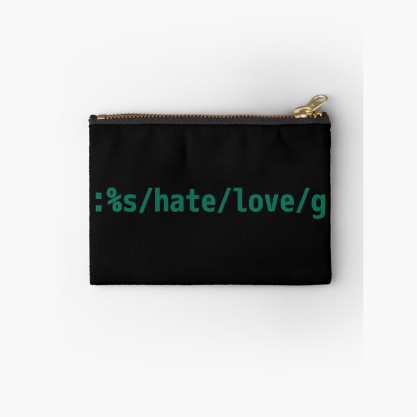 Item preview, Replace Hate with Love - Peaceful vi/Vim Geek Green Design designed and sold by geeksta.