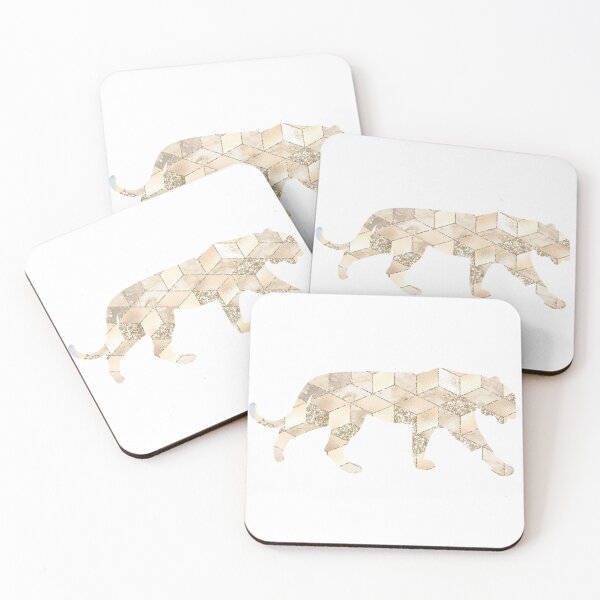Item preview, Gold Glitter Jaguar designed and sold by Renatas Traideris.