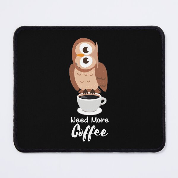 Item preview, OWL holding coffee mug & needs more Design designed and sold by Lighvision.
