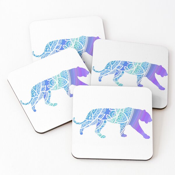 Item preview, Blue Mandala Jaguar designed and sold by Renatas Traideris.