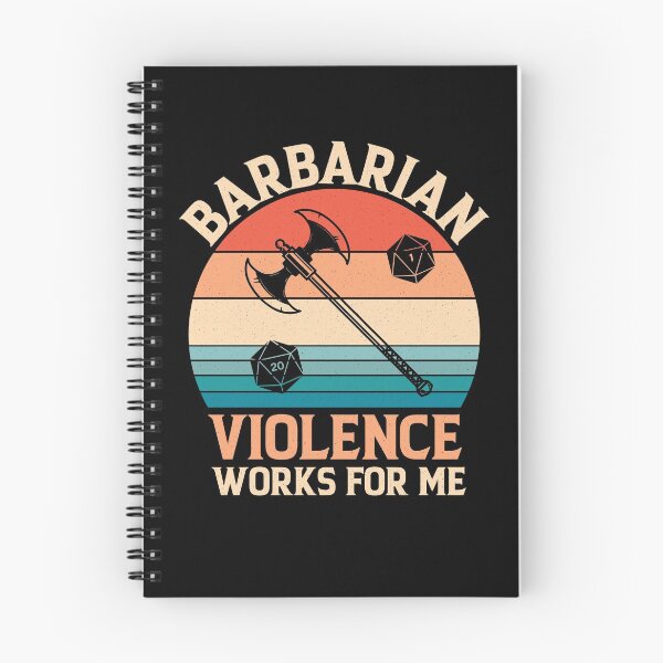 Item preview, Barbarian - Voilence works for me designed and sold by Oof Designs.