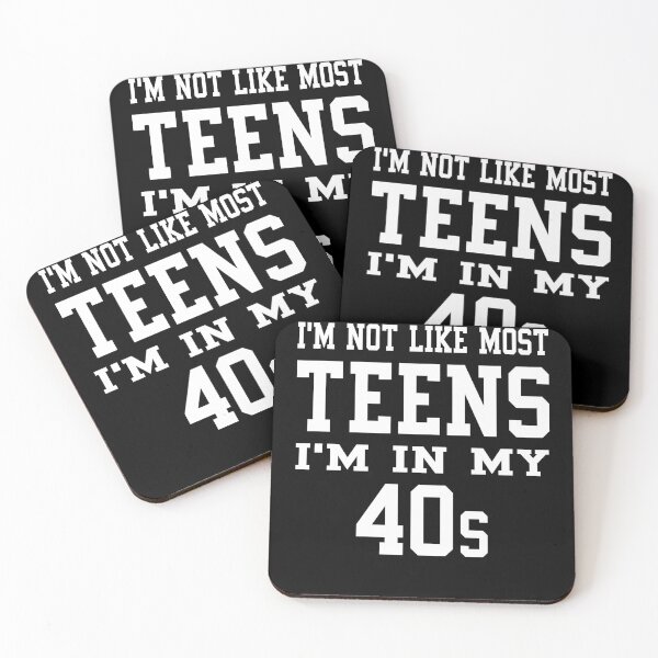 Item preview, I'm Not Like Most Teens I'm In My 40s  Gift T-Shirt designed and sold by Toumi ⭐⭐⭐⭐⭐.