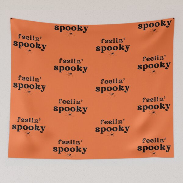 Item preview, Feelin' Spooky Faded Text with Creepy Spider | Halloween designed and sold by MiaDelelai.