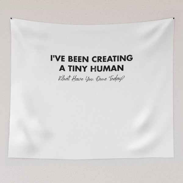 Item preview, Creating Tiny Human Sarcastic Pregnancy Funny vintage designed and sold by Amineharoni.