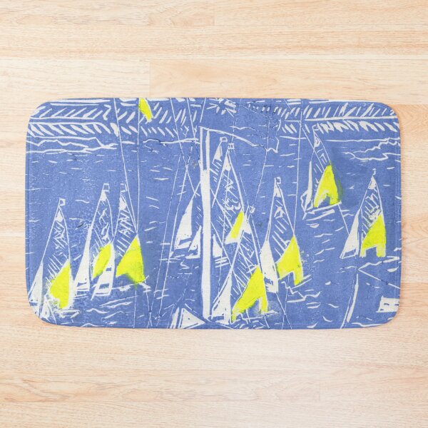 Item preview, Regatta in Blue and Yellow designed and sold by LymphomaLass.