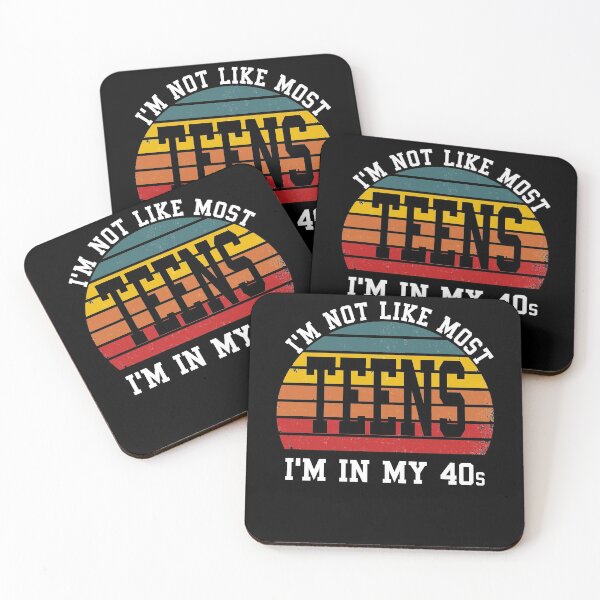Item preview, I'm Not Like Most Teens I'm In My 40s  Gift T-Shirt designed and sold by Toumi ⭐⭐⭐⭐⭐.