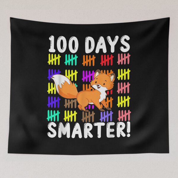 Item preview, Zoo Animal Cute Fox Student Kids Gift 100 Days Of School  designed and sold by bar0zysbertha.